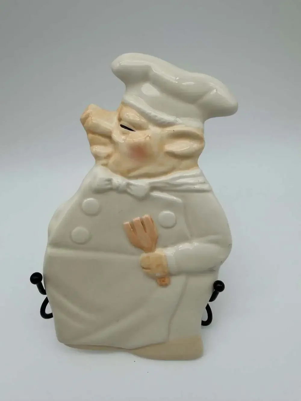 Cooks Club Ceramic Pig Chef Spoon Rest